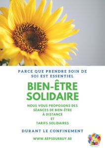 Soins solidaires durant ce second confinement